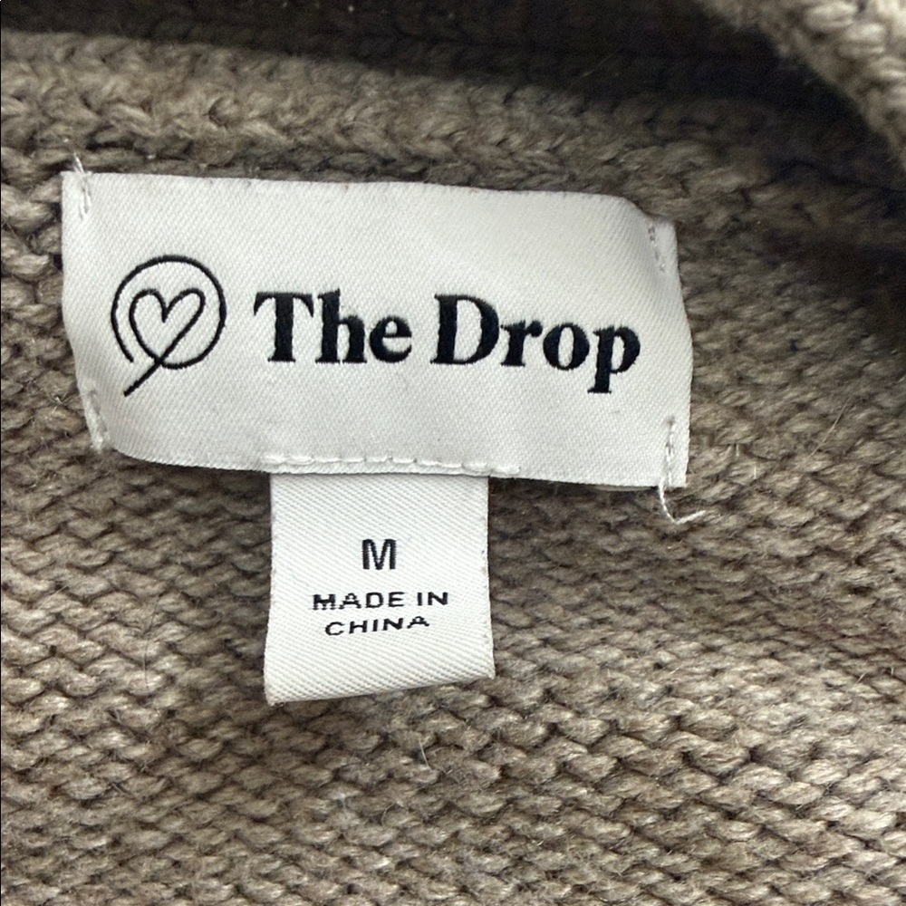 The Drop Women's Tan Cardigan Sweater - Picture 2 of 8